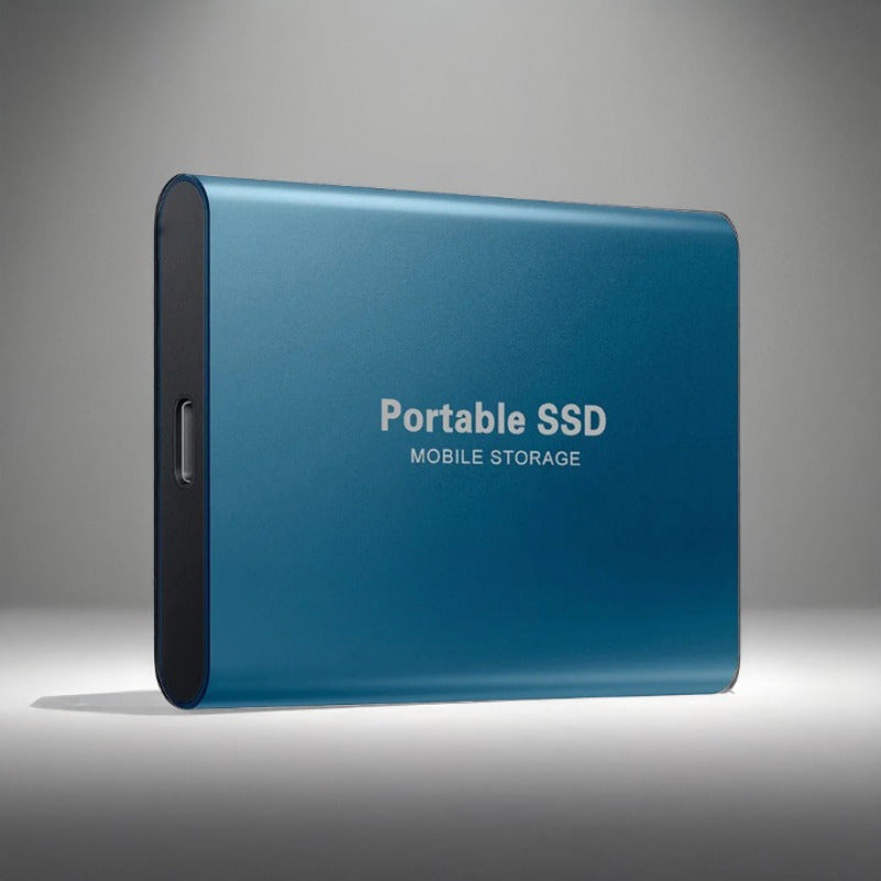 FusionElite SSD externe bleu design antichoc - Stockage portable haute vitesse do