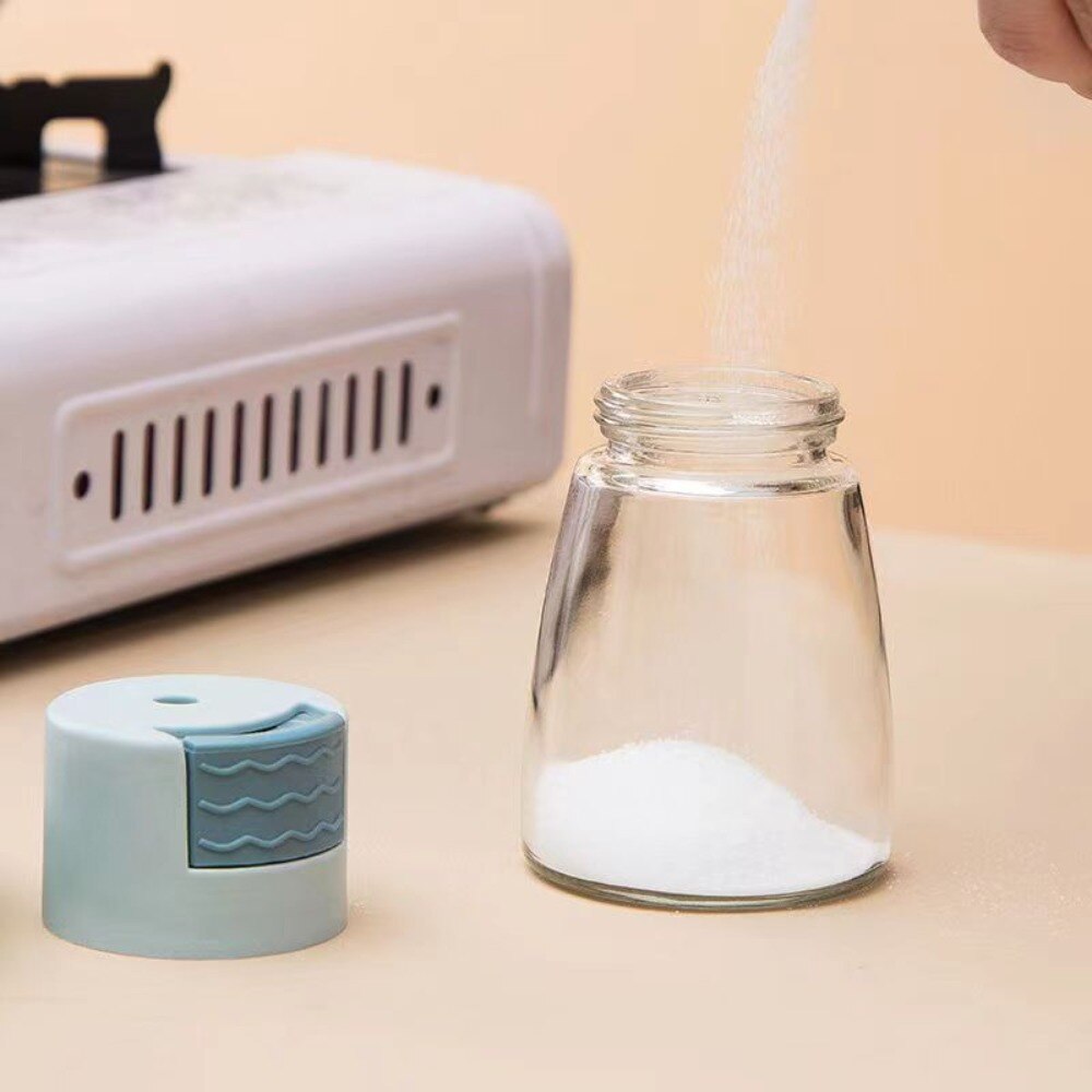 Salière et poivrière - Couvercle en verre pour une conservation optimale des épices