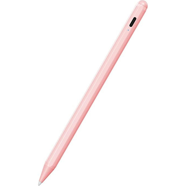 Stylet Tactile Sans Fil Rose - Détection Inclinaison et Charge Rapide | Compatible iPad Pro Air et Mini
