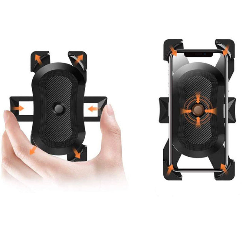 Support de téléphone intelligent pour guidon de vélo et moto avec rotation à degrés, équipement polyvalent