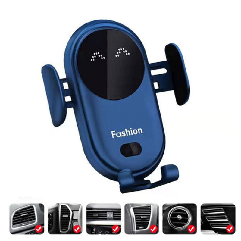 Support téléphone chargeur de voiture sans fil et automatique - Capteur intelligent pour une utilisation sans effort