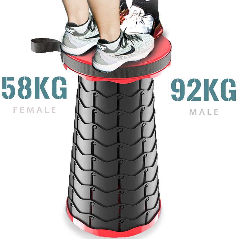 Tabouret Pliable Compact & Portable - Idéal pour les Activités en Plein Air t