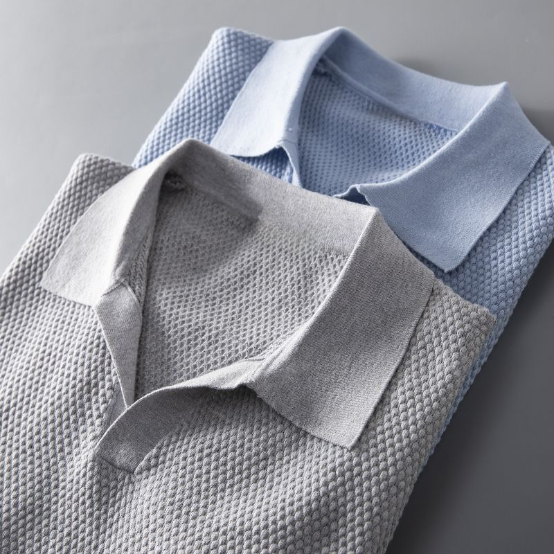 Polo tricoté Tom Harpy en coton extrafin pour un look élégant et confortable