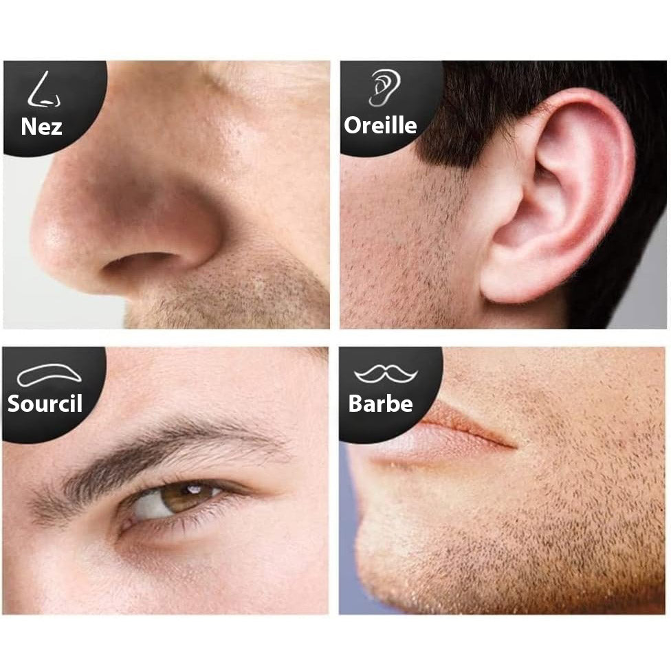 Tondeuse Nez Compacte et Silencieuse pour une discrétion optimale travel bott