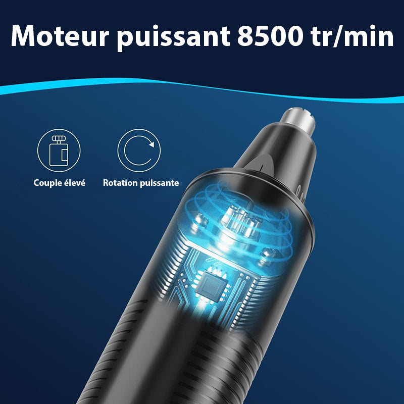 Tondeuse Nez Ergonomique pour une prise en main confortable travel bottle lea