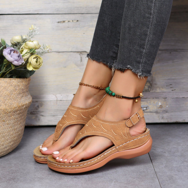 Sandales Confortables Vanilia Beige - Chaussures Légères et Tendance pour un Look à la Mode