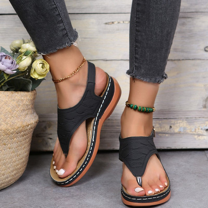 Sandales Confortables Vanilia Noir - Chaussures Légères et Tendance pour un Look à la Mode