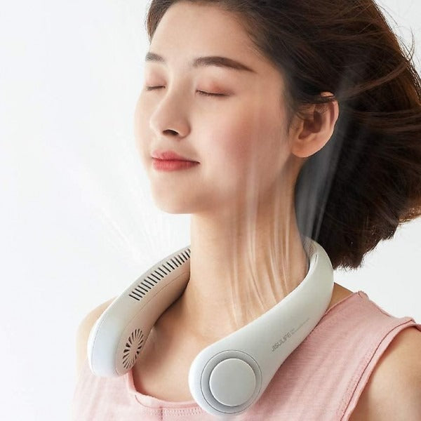 Ventilateur de cou portable - Lumières LED pour une ambiance agréable travel