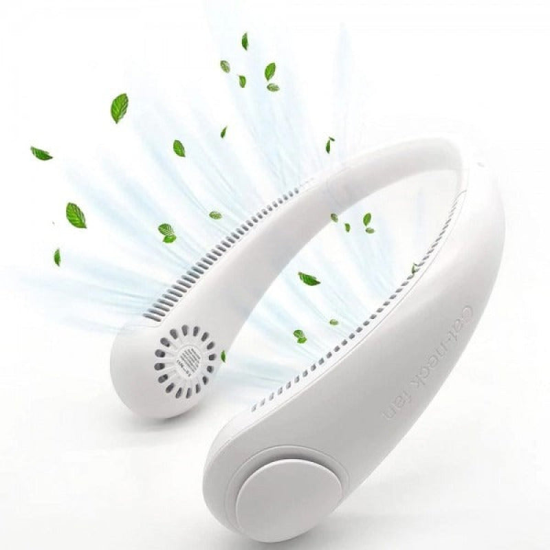 Ventilateur de cou portable avec batterie longue durée et design ergonomique