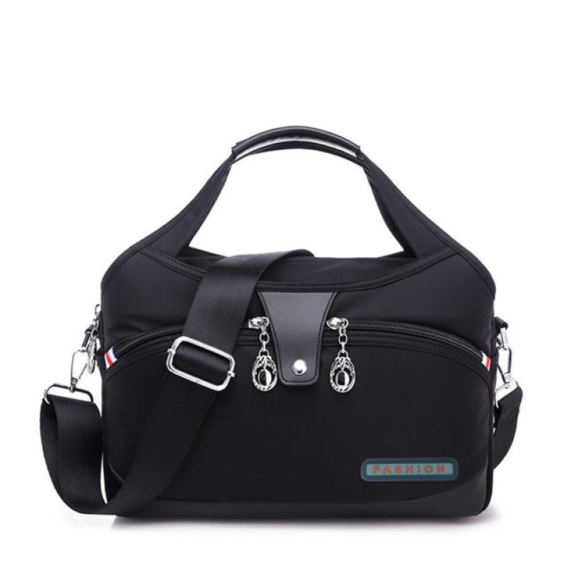 Sac à main WanderChic noir avec protection antivol et style élégant pour femmes d