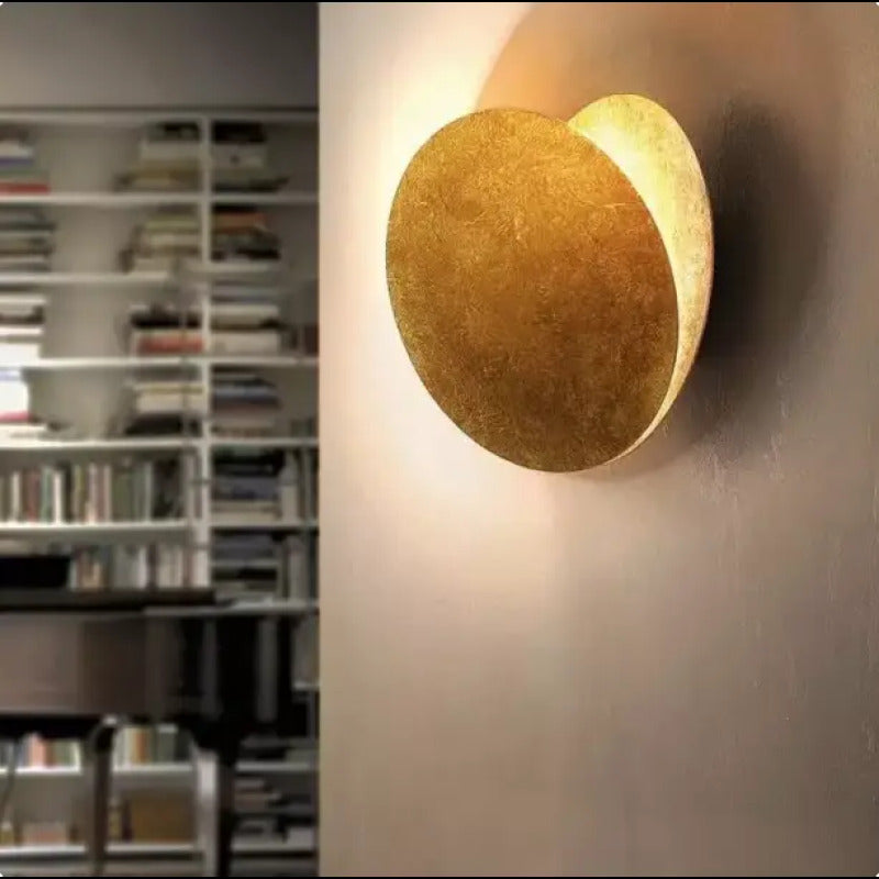 Applique Murale Art Scandinave Moderne en forme d'éclipse pour Intérieur Design d