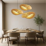 Lampada sospesa in bambù