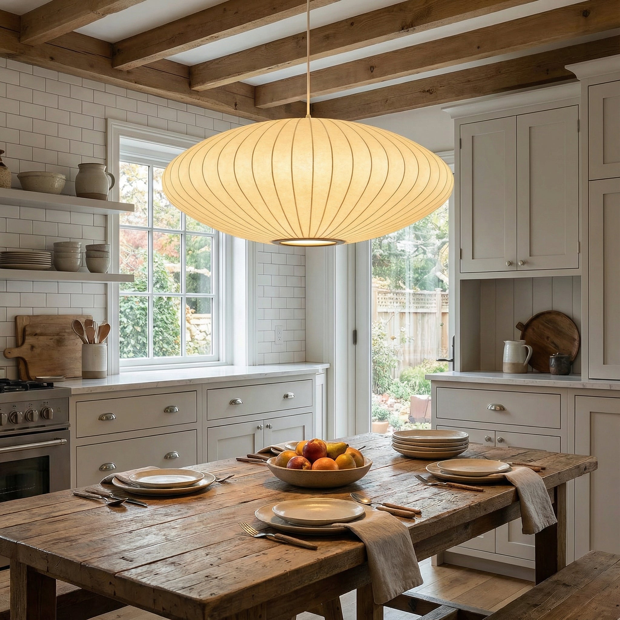 Suspension en soie italienne