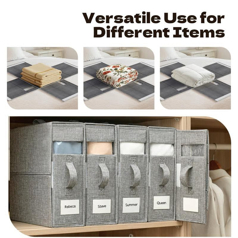 Vacuum Storage Bags | Lot de Sacs de Rangement Sous Vide avec Pompe | Gain d'Espace