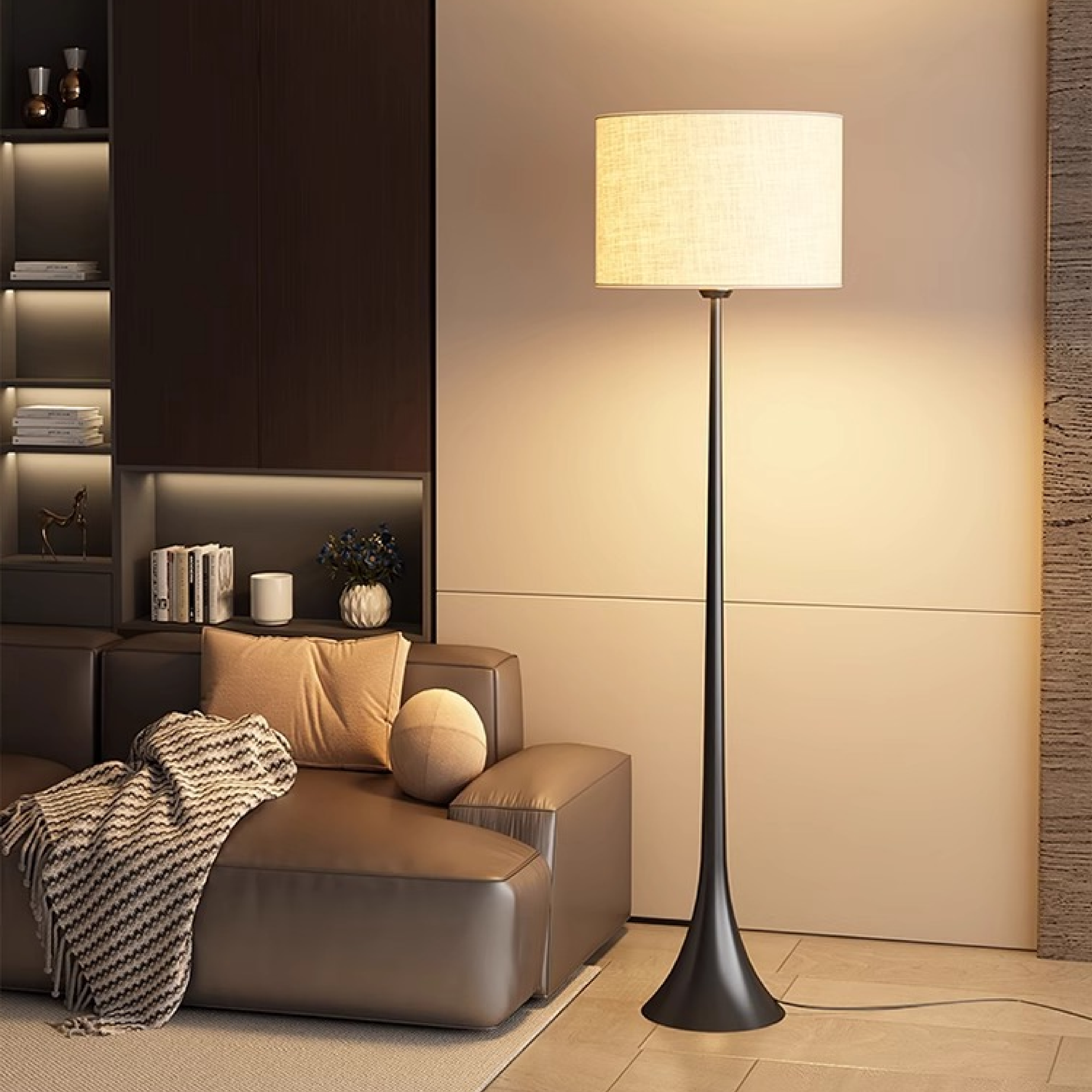 Lampadaire en soie d'Andero