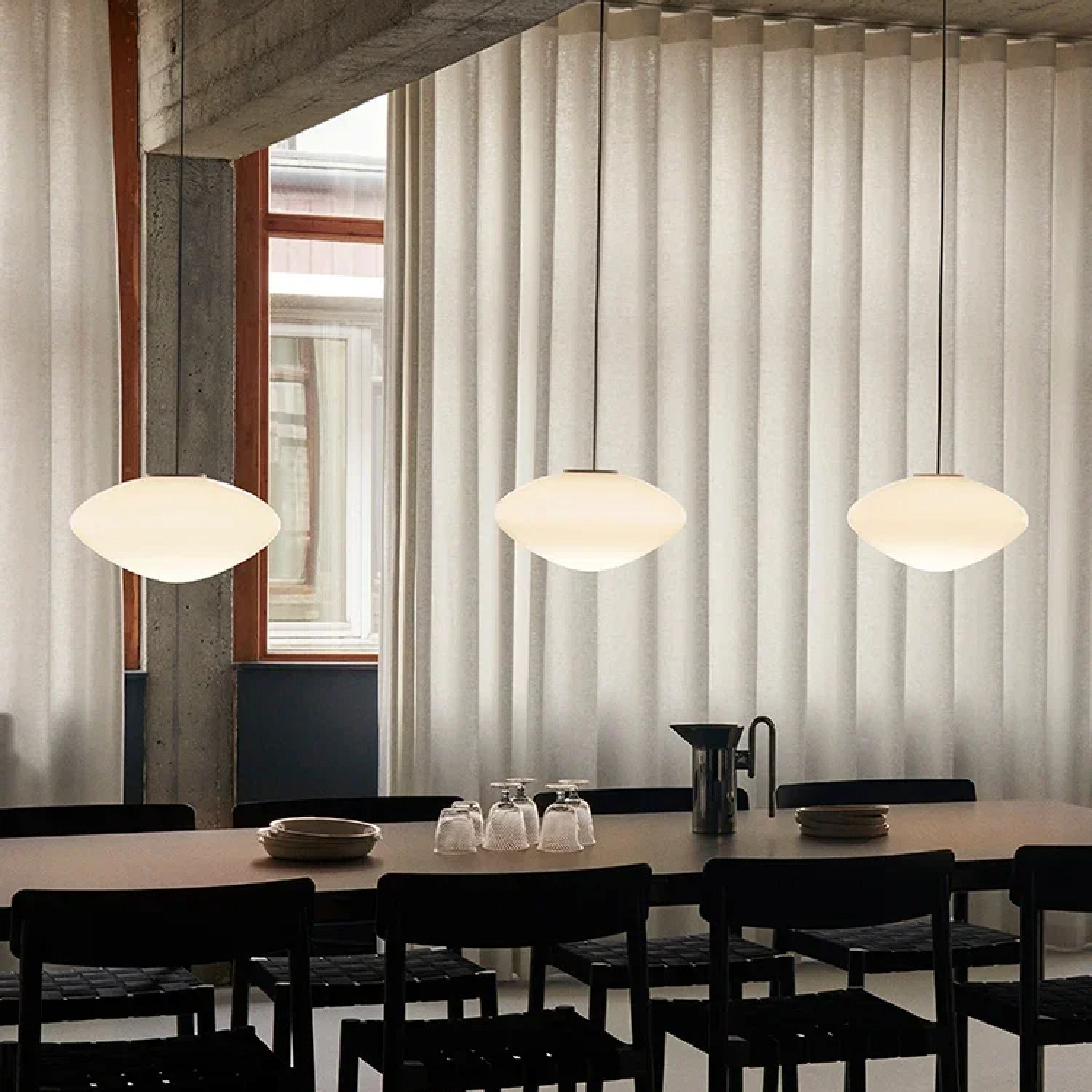 Lampe pendante danoise Handi