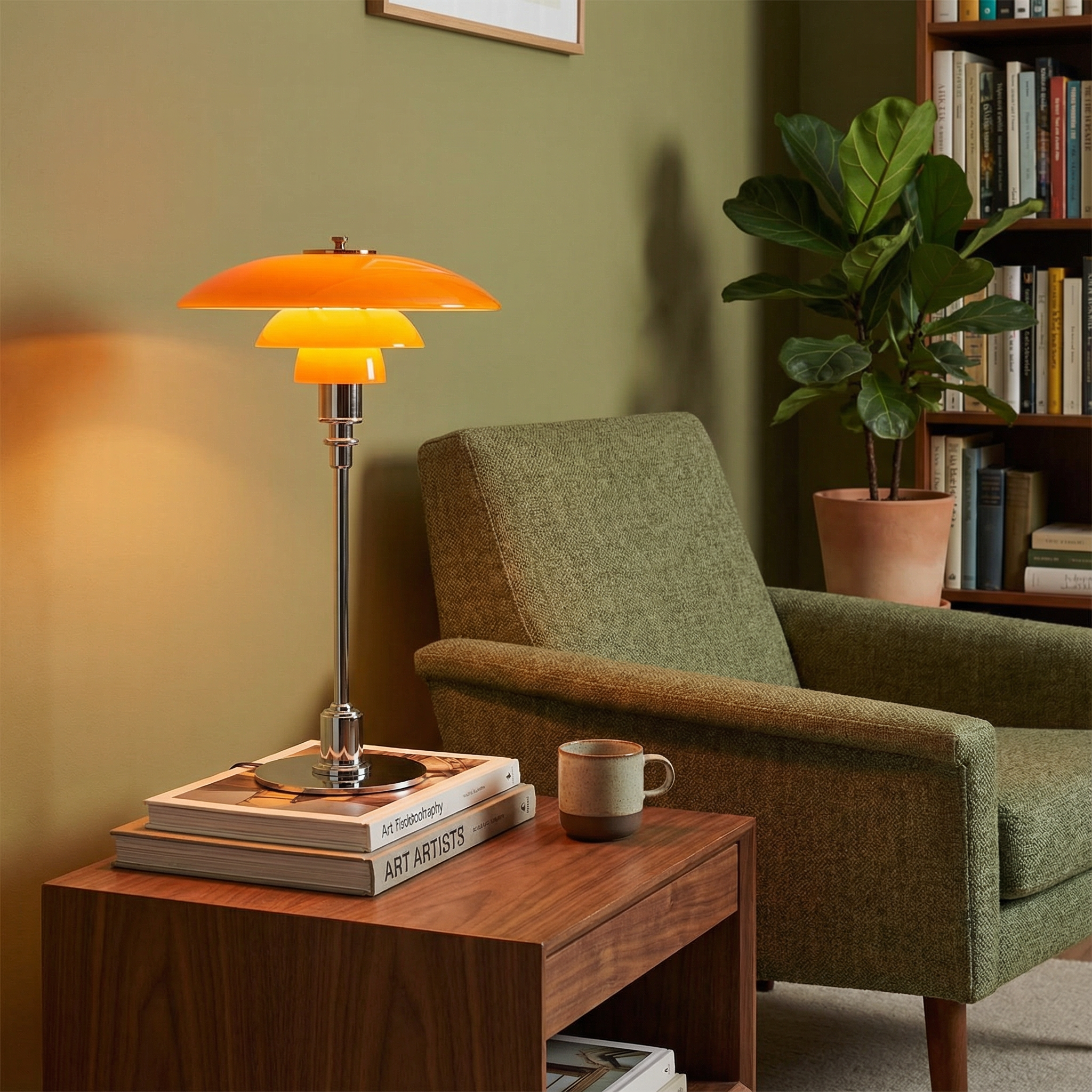 Lampada da tavolo di design danese