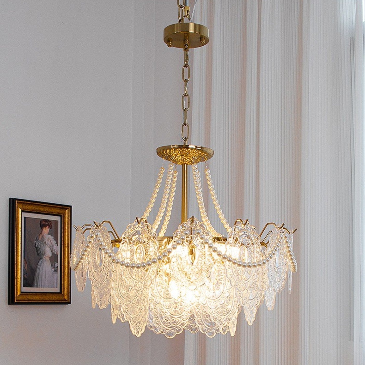 Lustre en cristal français