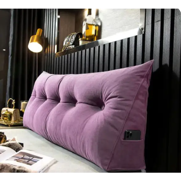 Oreiller compensé de luxe - Confort et soutien cervical dans un design sophistiqué en violet