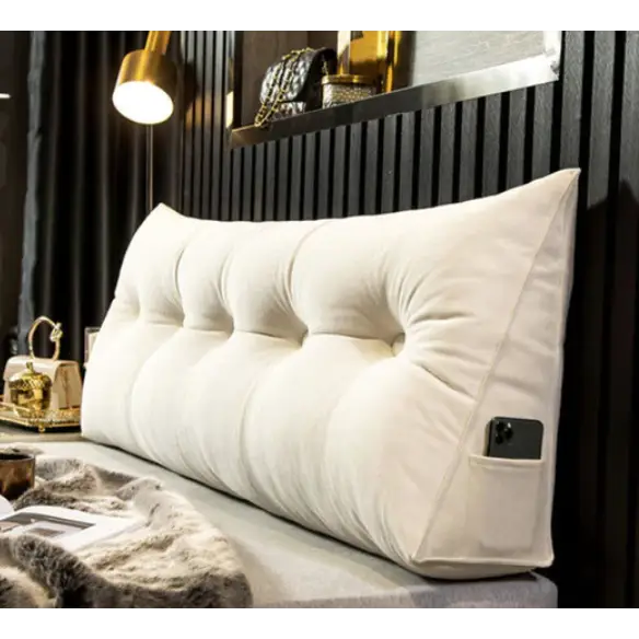 Oreiller compensé de luxe - Confort et soutien cervical dans un design épuré en blanc
