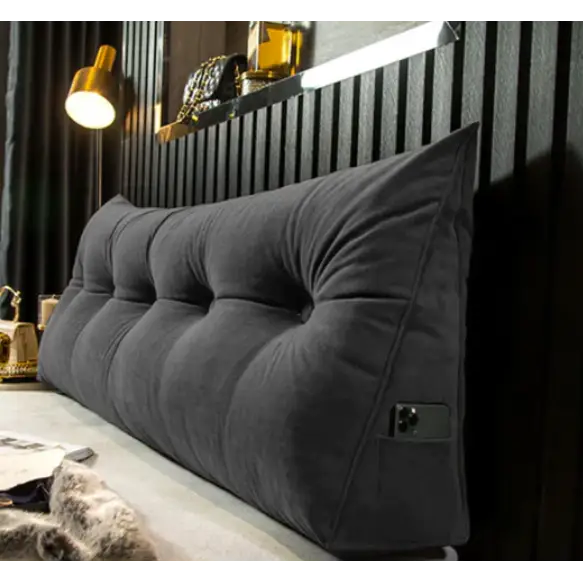 Oreiller compensé de luxe - Confort et soutien cervical dans un design élégant en noir