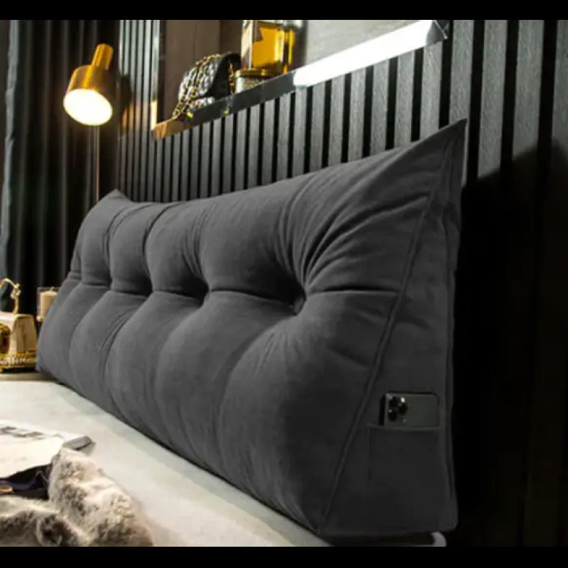 Oreiller compensé de luxe - Confort et soutien cervical dans un design élégant en noir