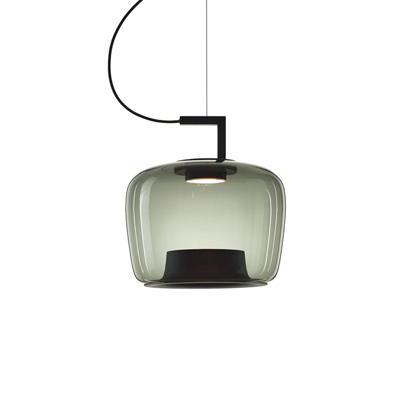 Lampe pendante en verre de Jaura