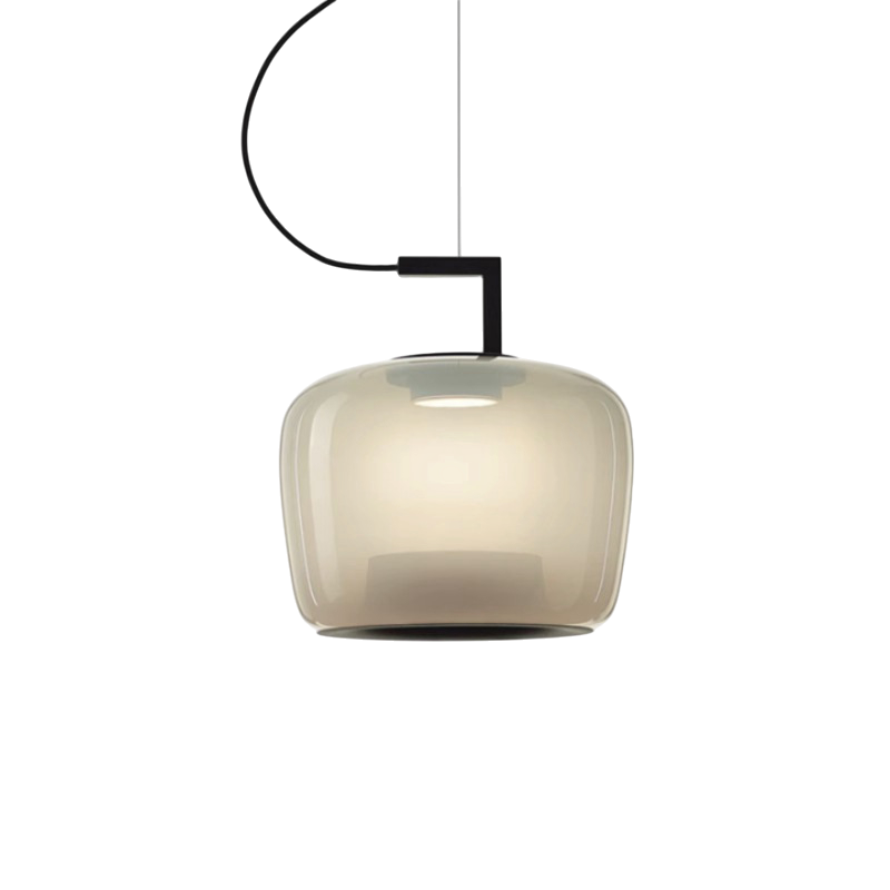 Lampe pendante en verre de Jaura