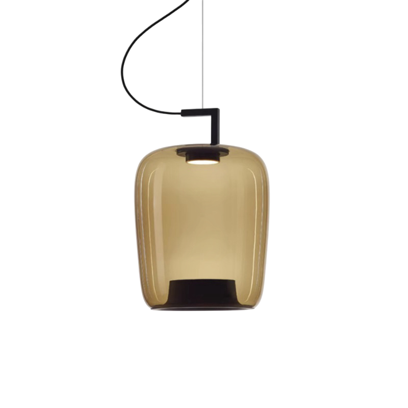 Lampe pendante en verre de Jaura
