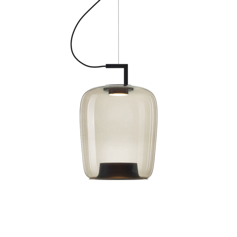 Lampe pendante en verre de Jaura
