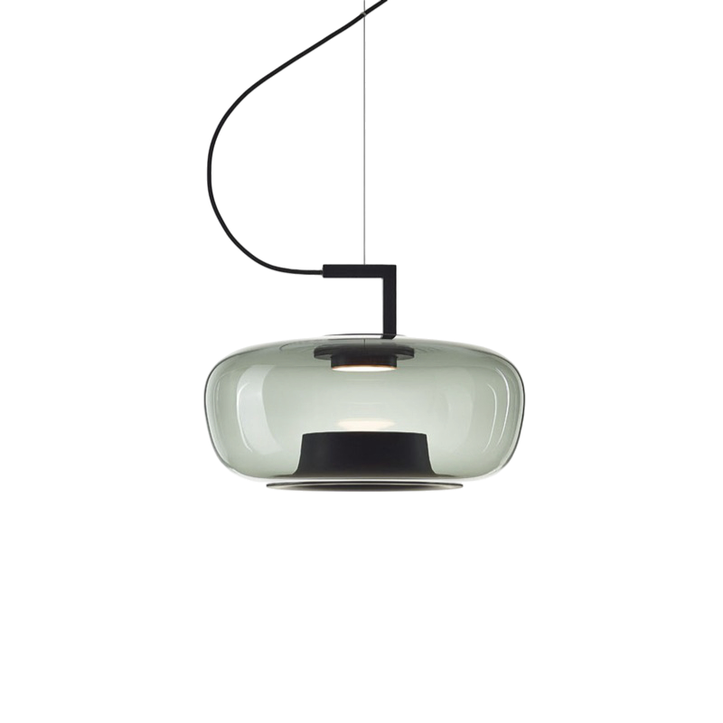 Lampe pendante en verre de Jaura