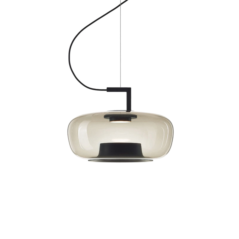 Lampe pendante en verre de Jaura